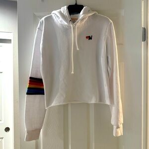 Aviator nation crop hoodie